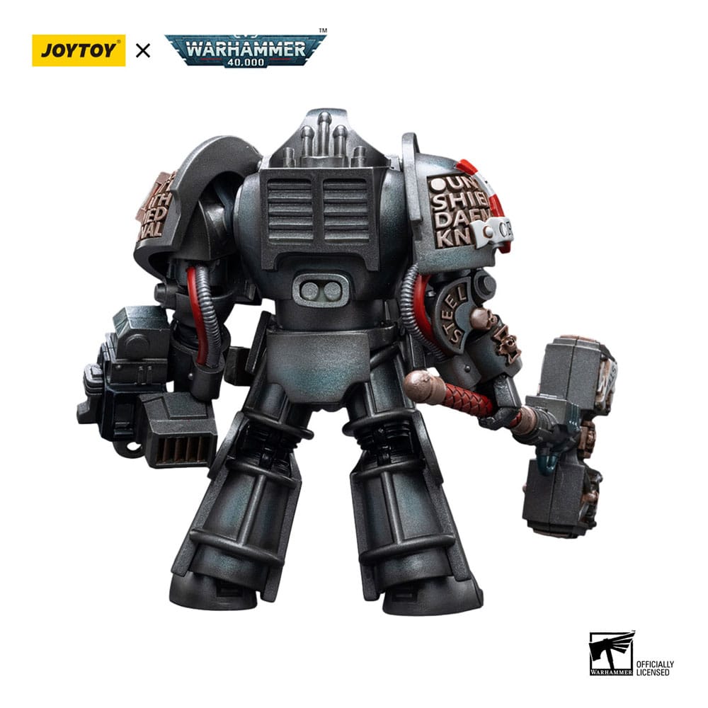 Warhammer 40k Action Figure 1/18 Grey Knights Nemesis Dreadknight (Including Grey Knights Terminator Caddon Vibova) 12cm - Action Figures - Joy Toy (CN) - Hobby Figures UK