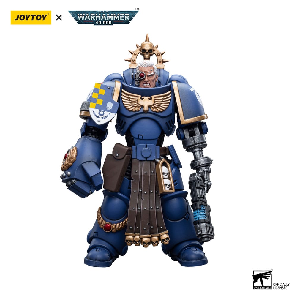 Warhammer 40k Action Figure 1/18 Ultramarines Lieutenant with Power Fist 12cm - Action Figures - Joy Toy (CN) - Hobby Figures UK