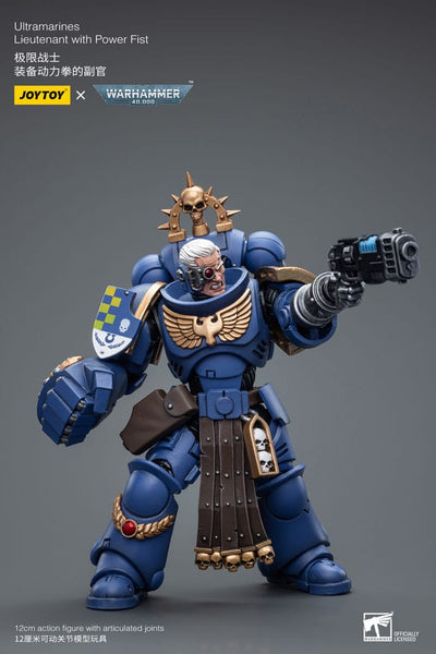 Warhammer 40k Action Figure 1/18 Ultramarines Lieutenant with Power Fist 12cm - Action Figures - Joy Toy (CN) - Hobby Figures UK