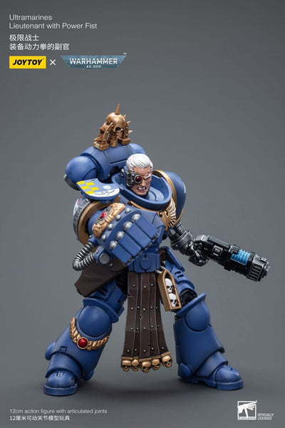 Warhammer 40k Action Figure 1/18 Ultramarines Lieutenant with Power Fist 12cm - Action Figures - Joy Toy (CN) - Hobby Figures UK