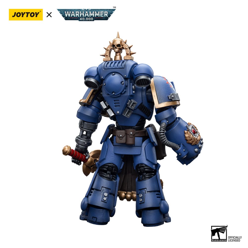 Warhammer 40k Action Figure 1/18 Ultramarines Lieutenant with Power Fist 12cm - Action Figures - Joy Toy (CN) - Hobby Figures UK