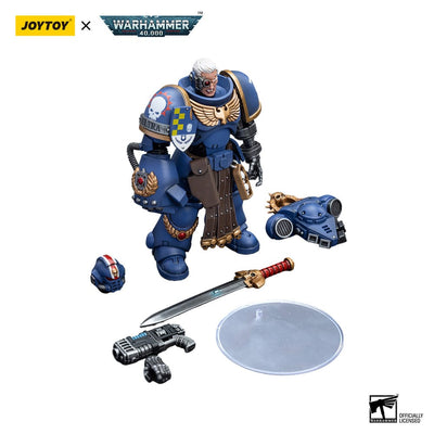 Warhammer 40k Action Figure 1/18 Ultramarines Lieutenant with Power Fist 12cm - Action Figures - Joy Toy (CN) - Hobby Figures UK