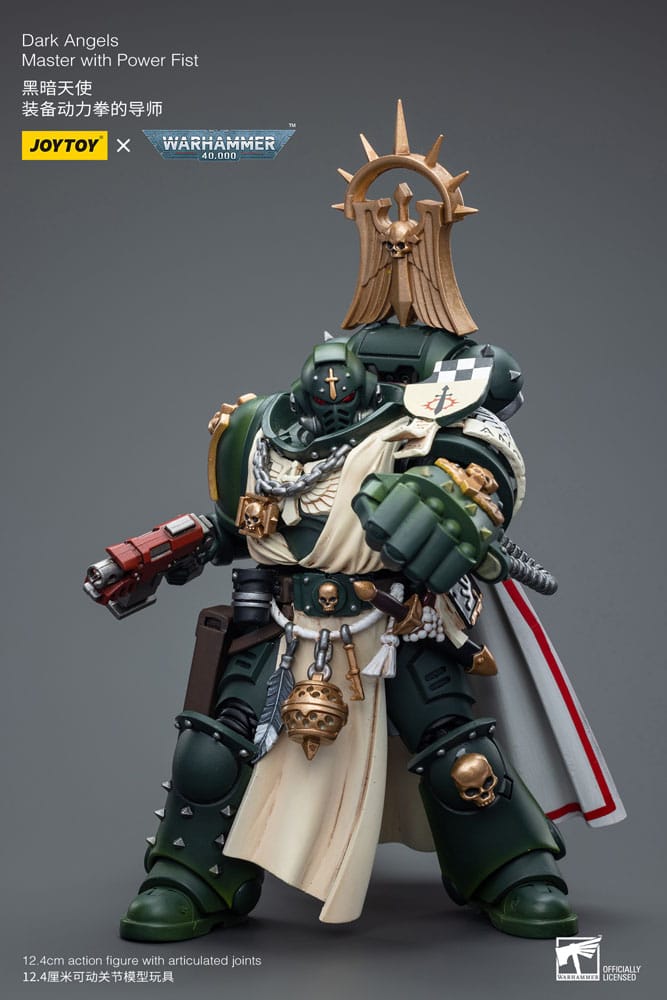Warhammer 40k Action Figure 1/18 Dark Angels Master with Power Fist 12cm - Action Figures - Joy Toy (CN) - Hobby Figures UK