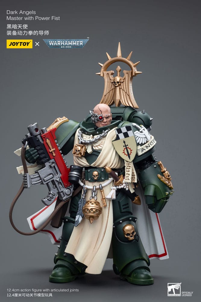 Warhammer 40k Action Figure 1/18 Dark Angels Master with Power Fist 12cm - Action Figures - Joy Toy (CN) - Hobby Figures UK