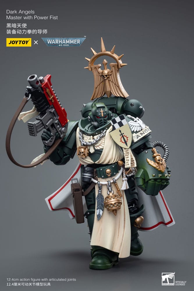 Warhammer 40k Action Figure 1/18 Dark Angels Master with Power Fist 12cm - Action Figures - Joy Toy (CN) - Hobby Figures UK