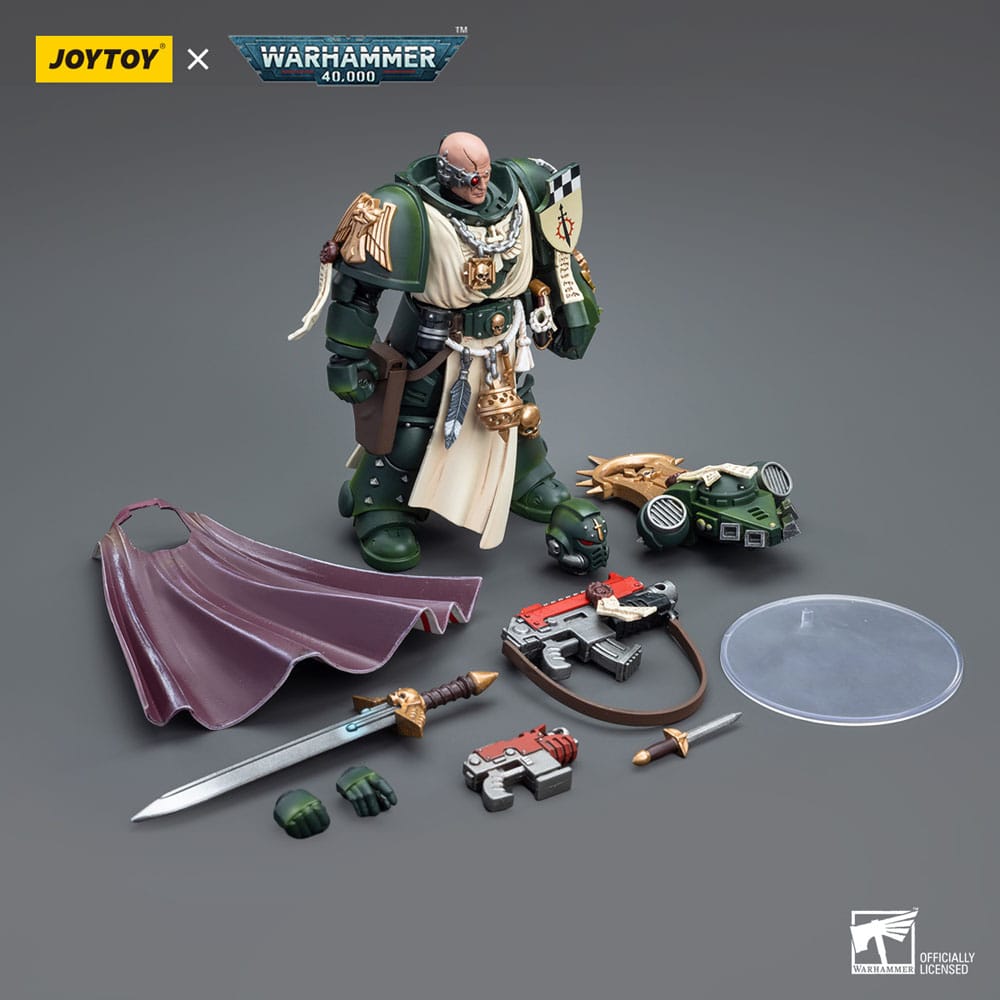 Warhammer 40k Action Figure 1/18 Dark Angels Master with Power Fist 12cm - Action Figures - Joy Toy (CN) - Hobby Figures UK