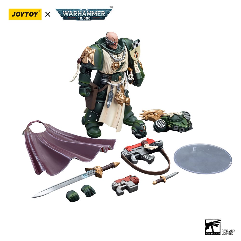 Warhammer 40k Action Figure 1/18 Dark Angels Master with Power Fist 12cm - Action Figures - Joy Toy (CN) - Hobby Figures UK