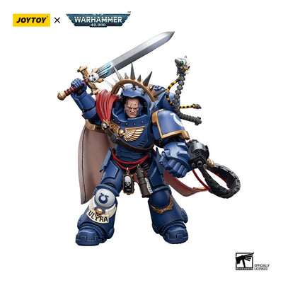 Warhammer 40k Action Figure 1/18 Ultramarines Captain in Gravis Armour 12cm - Action Figures - Joy Toy (CN) - Hobby Figures UK