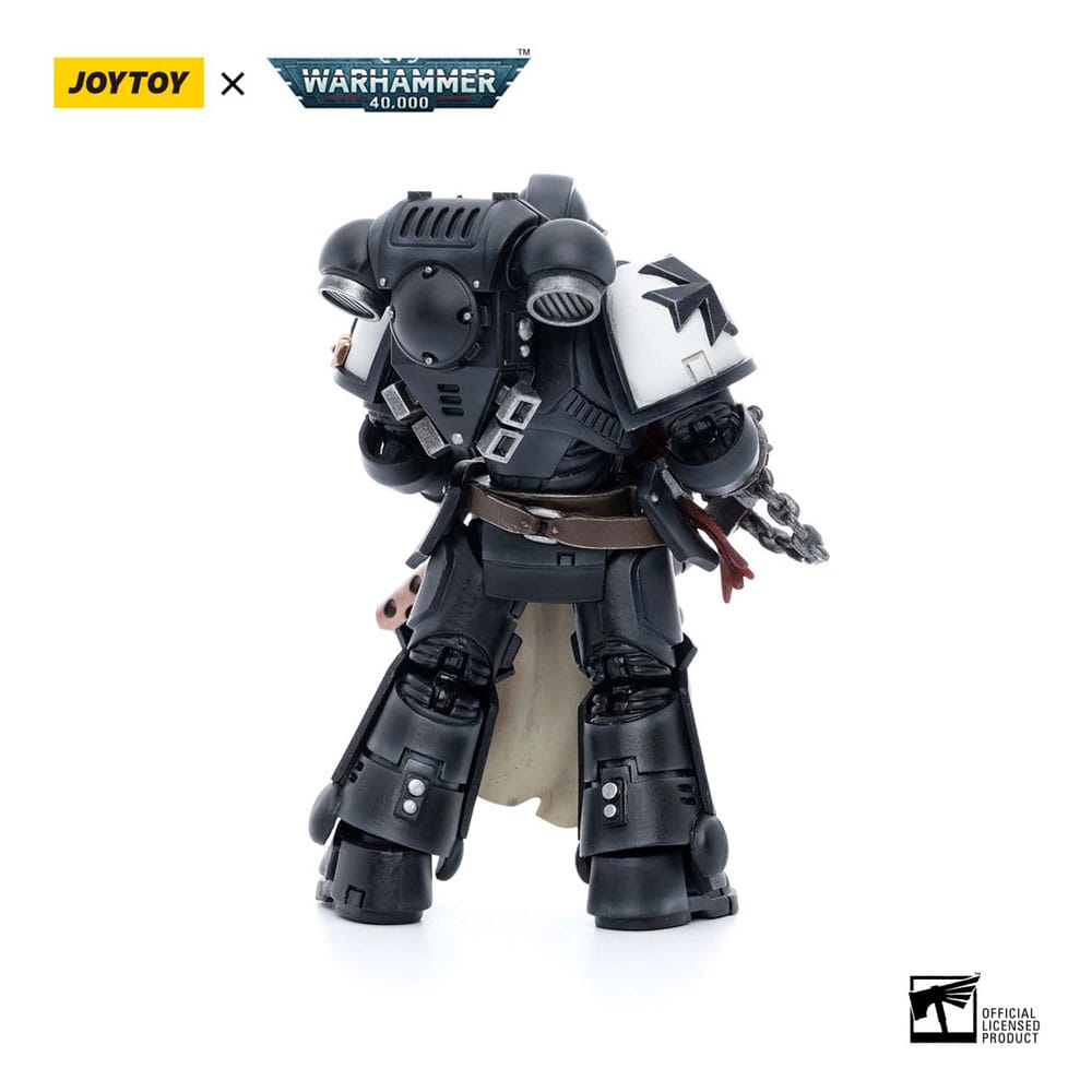 Warhammer 40k Action Figure 1/18 Black Templars Primaris Initiate Brother Raemont 12cm - Action Figures - Joy Toy (CN) - Hobby Figures UK