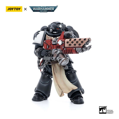 Warhammer 40k Action Figure 1/18 Black Templars Primaris Initiate Brother Raemont 12cm - Action Figures - Joy Toy (CN) - Hobby Figures UK