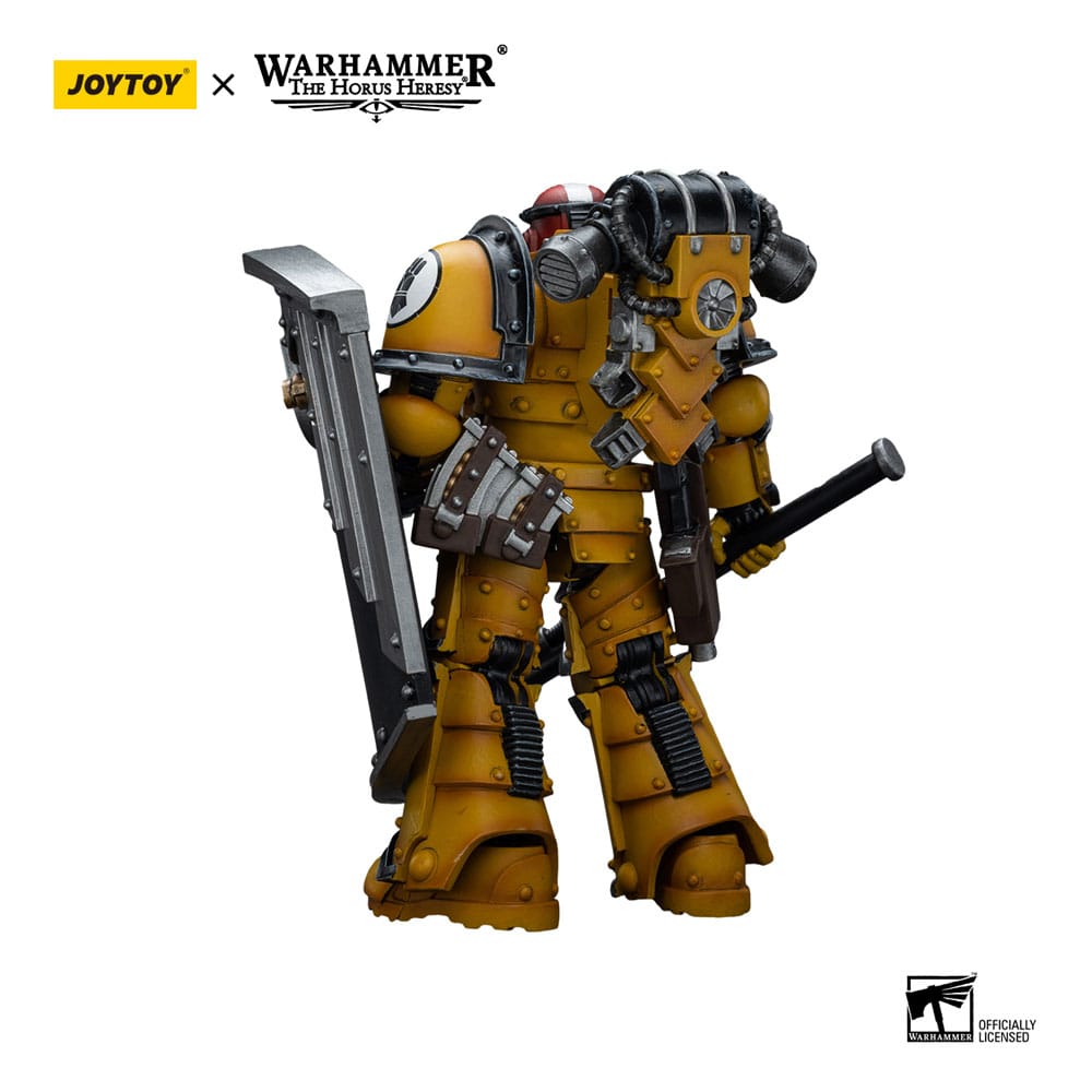 Warhammer The Horus Heresy Action Figure 1/18 Imperial Fists Legion MkIII Breacher Squad Sergeant with Thunder Hammer 12cm - Action Figures - Joy Toy (CN) - Hobby Figures UK