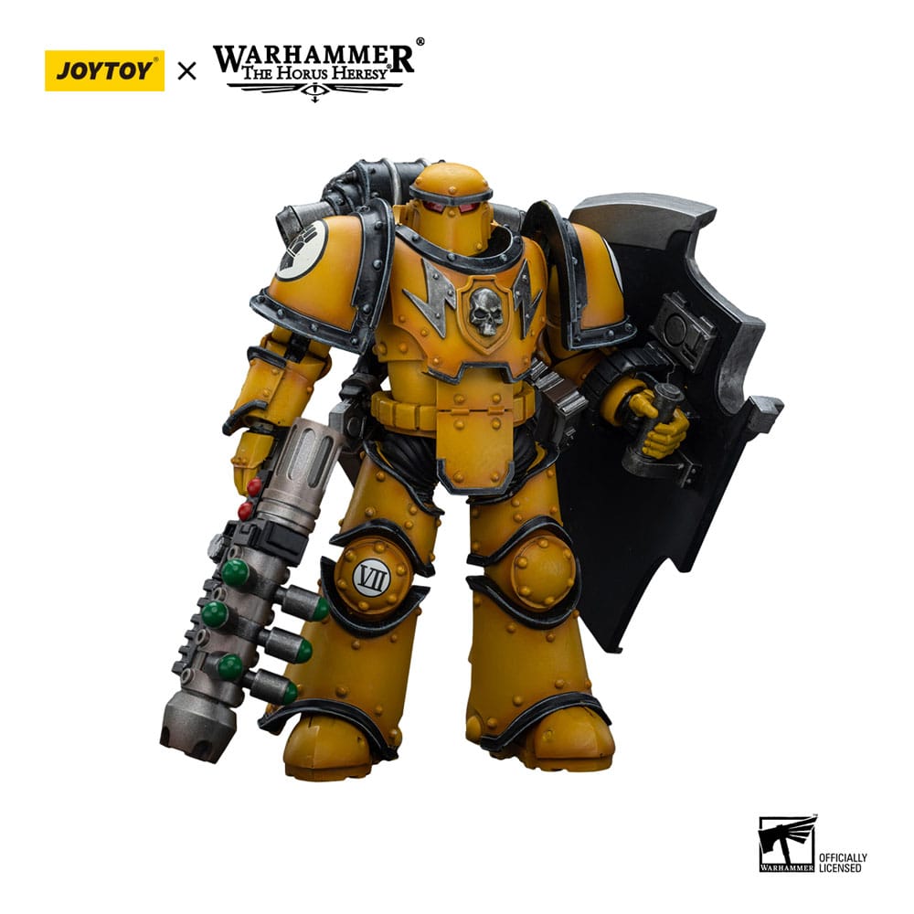 Warhammer The Horus Heresy Action Figure 1/18 Imperial Fists Legion MkIII Breacher Squad Legion Breacher with Graviton Gun 12cm - Action Figures - Joy Toy (CN) - Hobby Figures UK