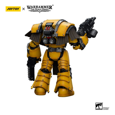 Warhammer The Horus Heresy Action Figure 1/18 Imperial Fists Legion Cataphractii Terminator Squad Legion Cataphractii with Chainfist 12cm - Action Figures - Joy Toy (CN) - Hobby Figures UK