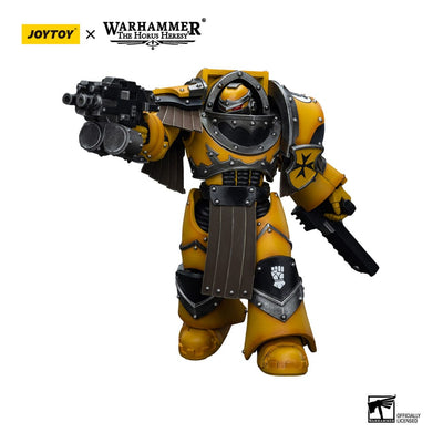 Warhammer The Horus Heresy Action Figure 1/18 Imperial Fists Legion Cataphractii Terminator Squad Legion Cataphractii with Chainfist 12cm - Action Figures - Joy Toy (CN) - Hobby Figures UK