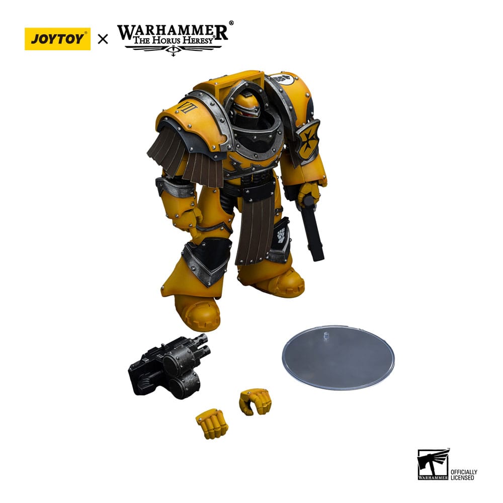 Warhammer The Horus Heresy Action Figure 1/18 Imperial Fists Legion Cataphractii Terminator Squad Legion Cataphractii with Chainfist 12cm - Action Figures - Joy Toy (CN) - Hobby Figures UK