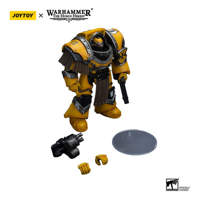 Warhammer The Horus Heresy Action Figure 1/18 Imperial Fists Legion Cataphractii Terminator Squad Legion Cataphractii with Chainfist 12cm - Action Figures - Joy Toy (CN) - Hobby Figures UK