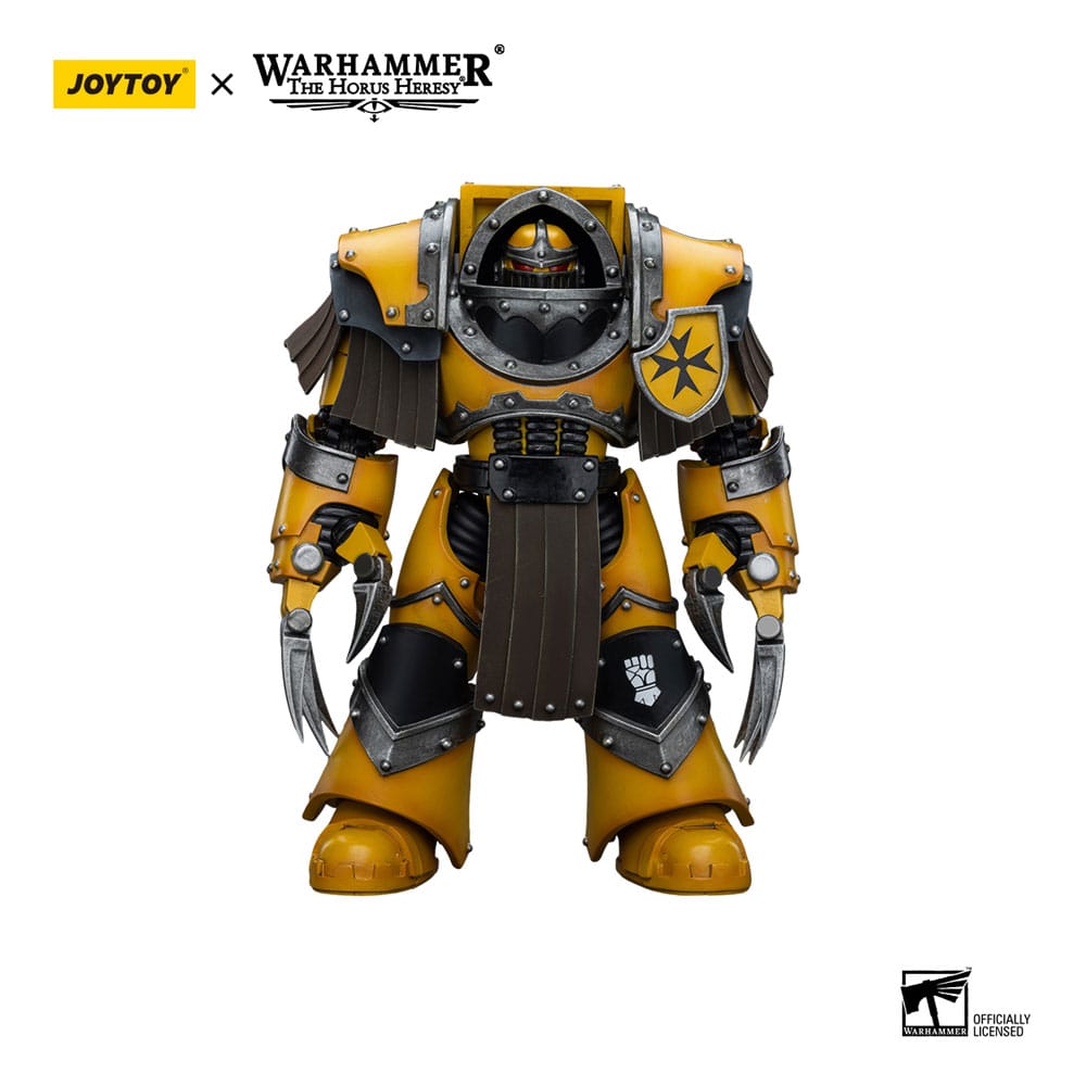 Warhammer The Horus Heresy Action Figure 1/18 Imperial Fists Legion Cataphractii Terminator Squad Legion Cataphractii with Lightning Claws 12cm - Action Figures - Joy Toy (CN) - Hobby Figures UK