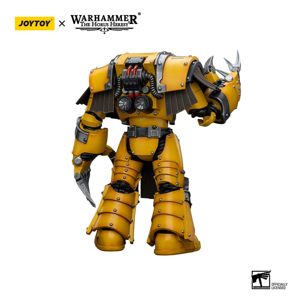 Warhammer The Horus Heresy Action Figure 1/18 Imperial Fists Legion Cataphractii Terminator Squad Legion Cataphractii with Lightning Claws 12cm - Action Figures - Joy Toy (CN) - Hobby Figures UK