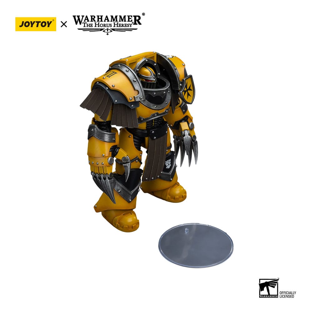 Warhammer The Horus Heresy Action Figure 1/18 Imperial Fists Legion Cataphractii Terminator Squad Legion Cataphractii with Lightning Claws 12cm - Action Figures - Joy Toy (CN) - Hobby Figures UK