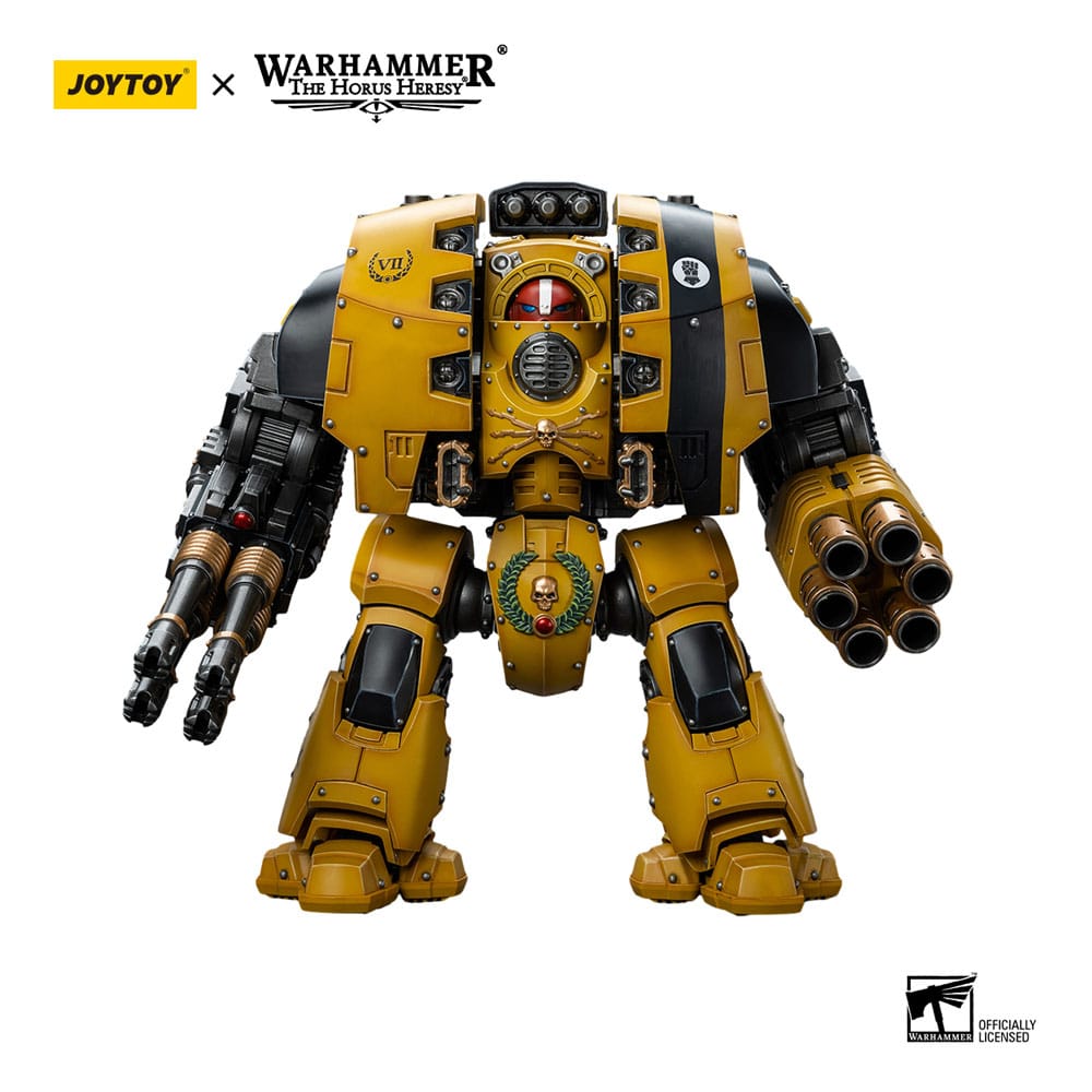 Warhammer The Horus Heresy Action Figure 1/18 Imperial Fists Leviathan Dreadnought with Cyclonic Melta Lance and Storm Cannon 12cm - Action Figures - Joy Toy (CN) - Hobby Figures UK