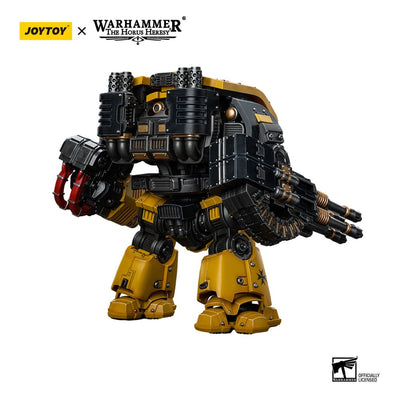 Warhammer The Horus Heresy Action Figure 1/18 Imperial Fists Leviathan Dreadnought with Cyclonic Melta Lance and Storm Cannon 12cm - Action Figures - Joy Toy (CN) - Hobby Figures UK