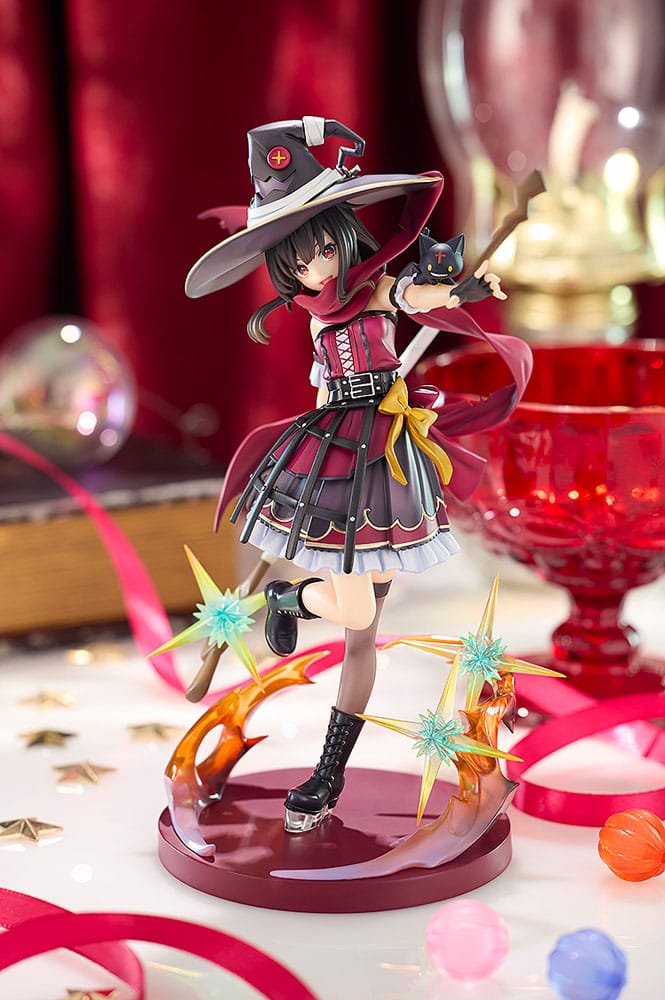 Konosuba God's blessing on this wonderful world! PVC Statue Megumin: Light Novel 10th Anniversary Ver. 18cm - Scale Statue - Kadokawa - Hobby Figures UK