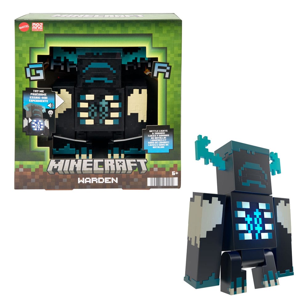 Minecraft Action Figure Warden 15cm - Action Figures - Mattel - Hobby Figures UK