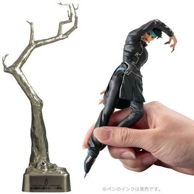 JoJo's Bizarre Adventure Figural Pen Rohan Kishibe Black Ver. 19cm - Scale Statue - Medicos Entertainment - Hobby Figures UK