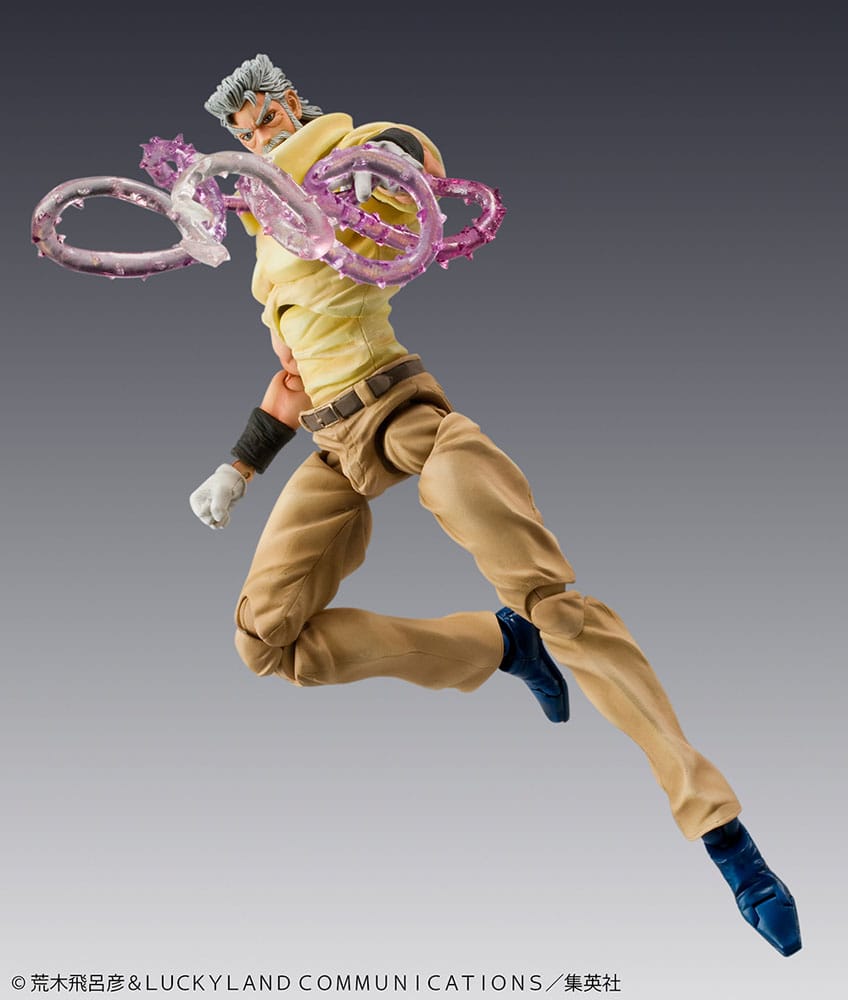 JoJo's Bizarre Adventure Super Action Action Figure Chozokado (Joseph Joestar & Iggy) (3rd-run) 15cm - Action Figures - Medicos Entertainment - Hobby Figures UK