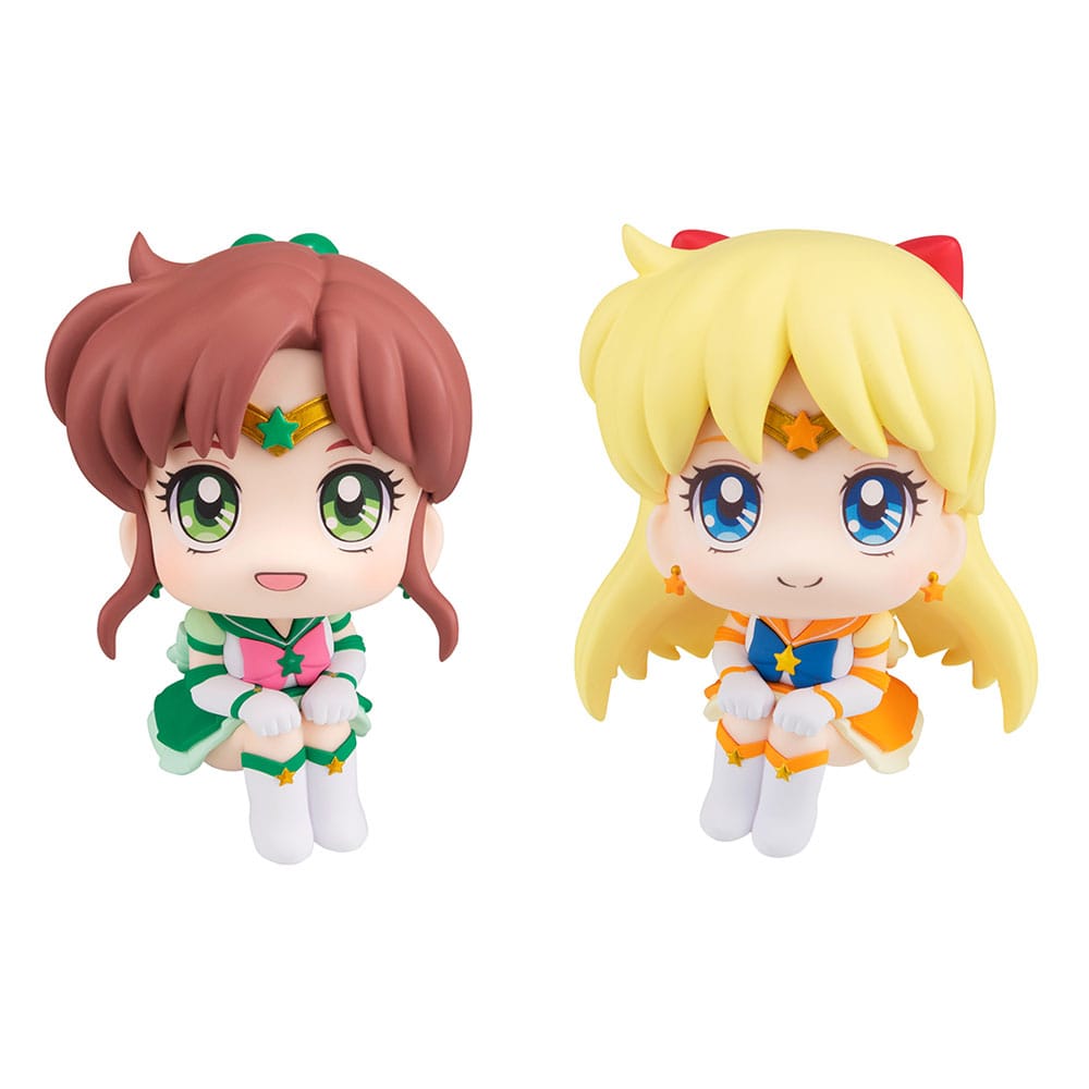 Sailor Moon Look Up PVC Statue Eternal Sailor Jupiter & Eternal Sailor Venus 11cm - Scale Statue - Megahouse - Hobby Figures UK