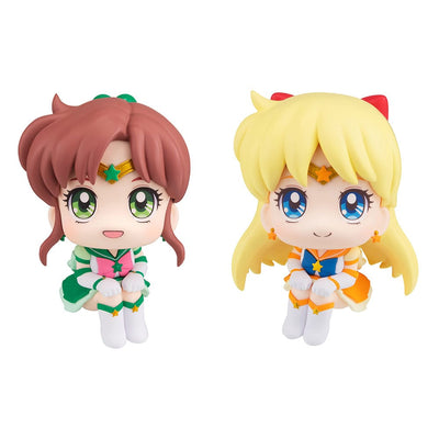 Sailor Moon Look Up PVC Statue Eternal Sailor Jupiter & Eternal Sailor Venus 11cm - Scale Statue - Megahouse - Hobby Figures UK