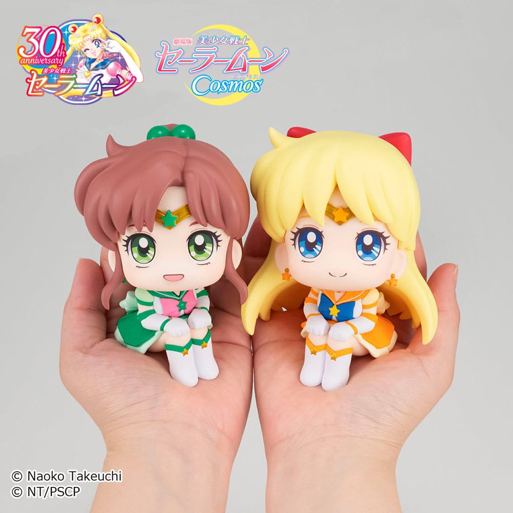 Sailor Moon Look Up PVC Statue Eternal Sailor Jupiter & Eternal Sailor Venus 11cm - Scale Statue - Megahouse - Hobby Figures UK