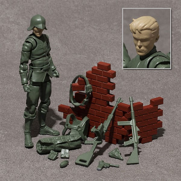 Mobile Suit Gundam G.M.G. Action Figure Principality of Zeon General Soldier 01 10cm