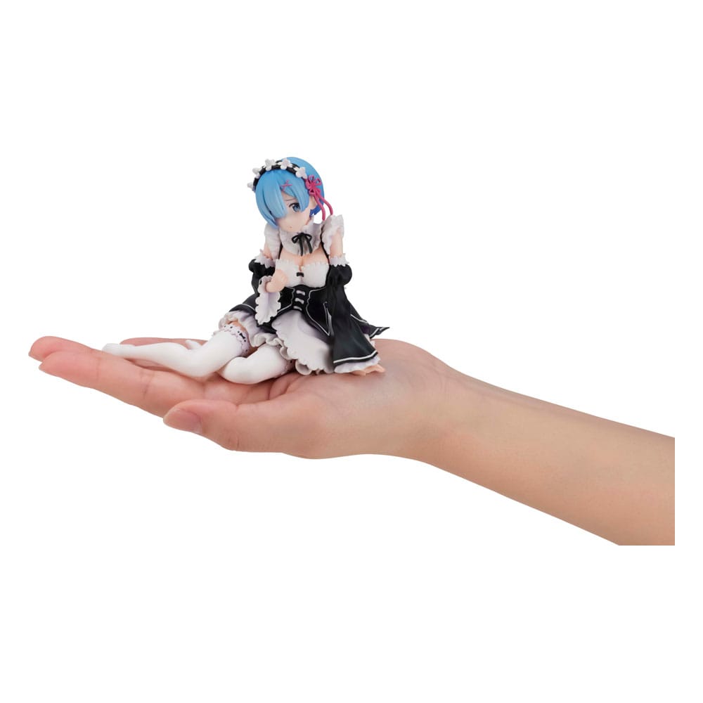 Re:ZERO Starting Life in Another World PVC Statue Rem Palm Size 9cm - Scale Statue - Megahouse - Hobby Figures UK