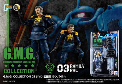 Mobile Suit Gundam G.M.G. Collection 03 Action Figure Principality of Zeon Ramba Ral 10cm - Action Figures - Megahouse - Hobby Figures UK