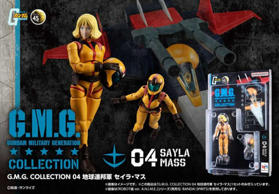 Mobile Suit Gundam G.M.G. Collection 04 Action Figure Earth Federation Sayla Mass 10cm - Action Figures - Megahouse - Hobby Figures UK
