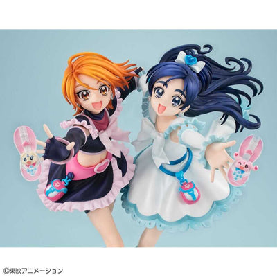 Pretty Cure PVC Statue Cure Black & Cure White - Scale Statue - Megahouse - Hobby Figures UK