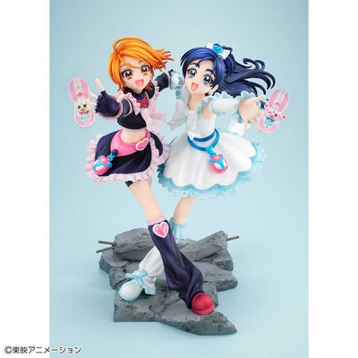 Pretty Cure PVC Statue Cure Black & Cure White - Scale Statue - Megahouse - Hobby Figures UK