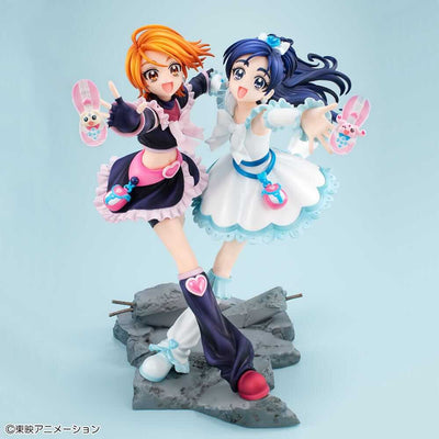 Pretty Cure PVC Statue Cure Black & Cure White - Scale Statue - Megahouse - Hobby Figures UK