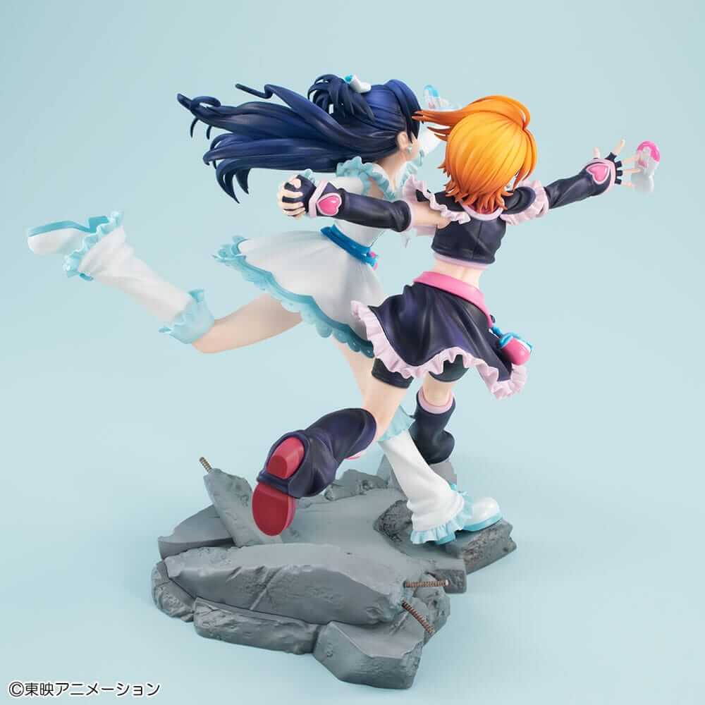 Pretty Cure PVC Statue Cure Black & Cure White - Scale Statue - Megahouse - Hobby Figures UK