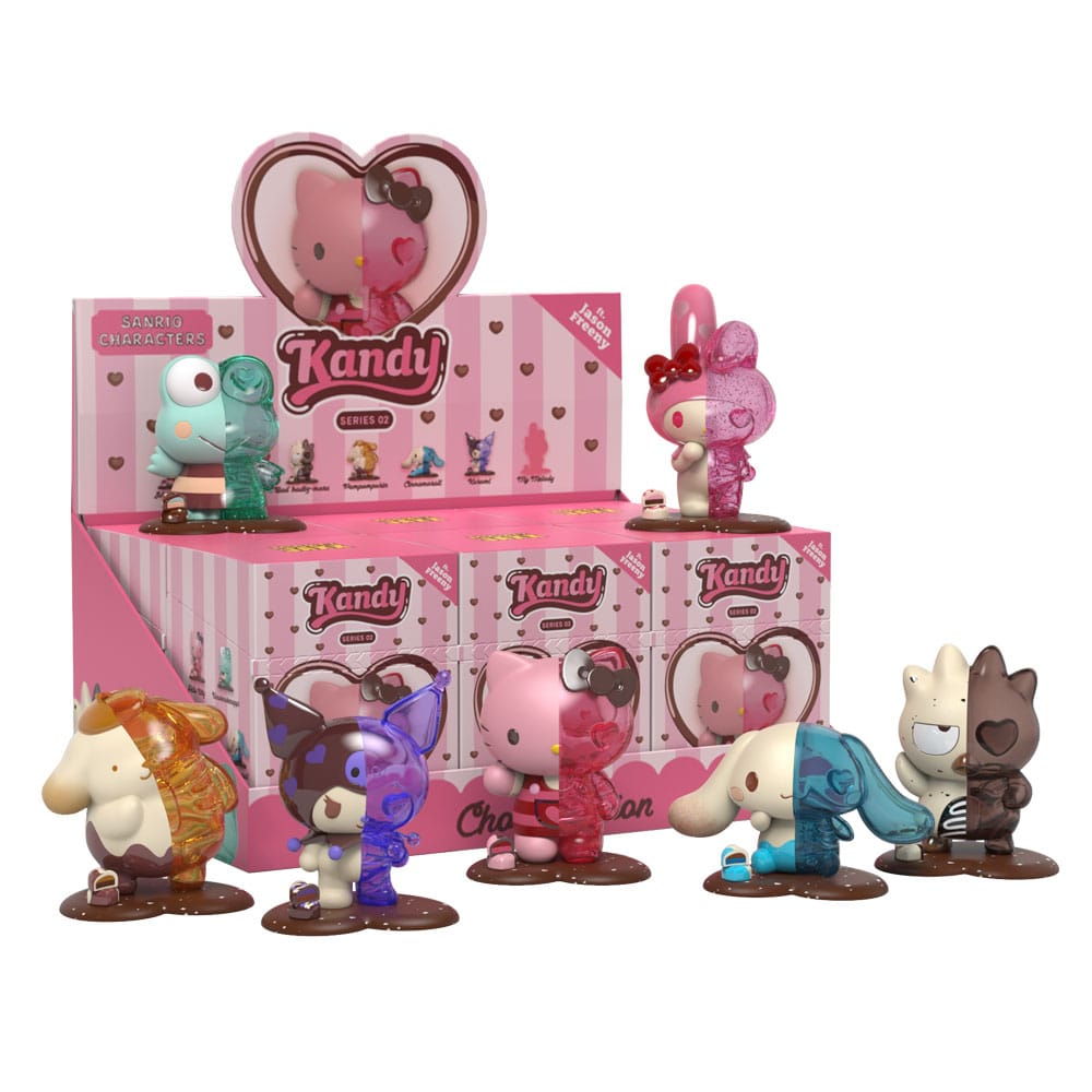 Kandy x Sanrio Blind Box ft. Jason Freeny Collection Series 2 (Choco Ed.) Display (6) - Scale Statue - Mighty Jaxx - Hobby Figures UK