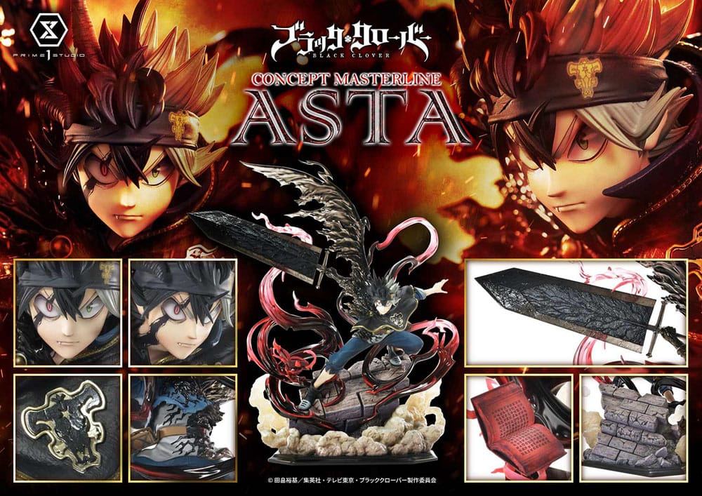 Black Clover Concept Masterline Series Statue 1/6 Asta Exclusive