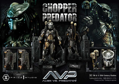 The Alien vs. Predator Museum Masterline Series Statue 1/3 Chopper Predator 103cm - Scale Statue - Prime 1 Studio - Hobby Figures UK