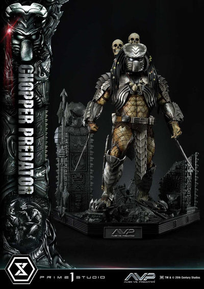 The Alien vs. Predator Museum Masterline Series Statue 1/3 Chopper Predator 103cm - Scale Statue - Prime 1 Studio - Hobby Figures UK