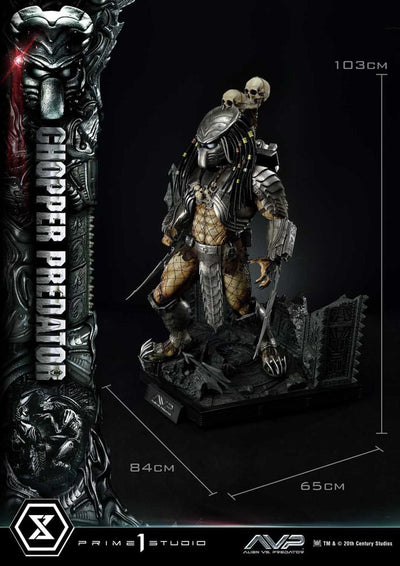 The Alien vs. Predator Museum Masterline Series Statue 1/3 Chopper Predator 103cm - Scale Statue - Prime 1 Studio - Hobby Figures UK