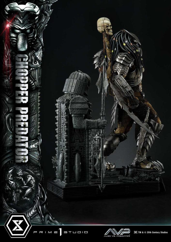 The Alien vs. Predator Museum Masterline Series Statue 1/3 Chopper Predator 103cm - Scale Statue - Prime 1 Studio - Hobby Figures UK