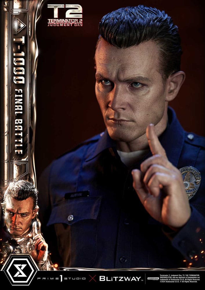 Terminator 2 Museum Masterline Series Statue 1/3 T-1000 Final Battle 73cm - Scale Statue - Prime 1 Studio - Hobby Figures UK