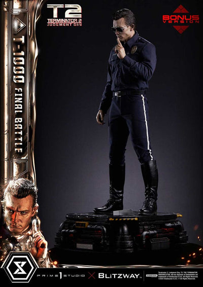 Terminator 2 Museum Masterline Series Statue 1/3 T-1000 Final Battle Deluxe Bonus Version 73cm - Scale Statue - Prime 1 Studio - Hobby Figures UK