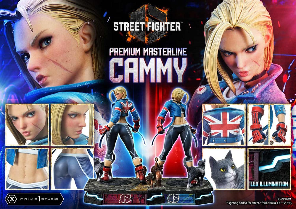 Street Fighter Ultimate Premium Masterline Series Statue 1/4 Cammy Deluxe Version 55cm - Scale Statue - Prime 1 Studio - Hobby Figures UK