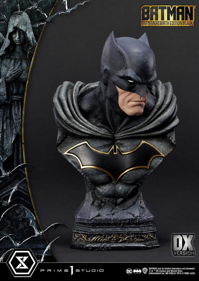Batman Ultimate Premium Masterline Series Statue 1/4 Batman Rebirth Edition Black Deluxe Bonus Version 71cm - Scale Statue - Prime 1 Studio - Hobby Figures UK